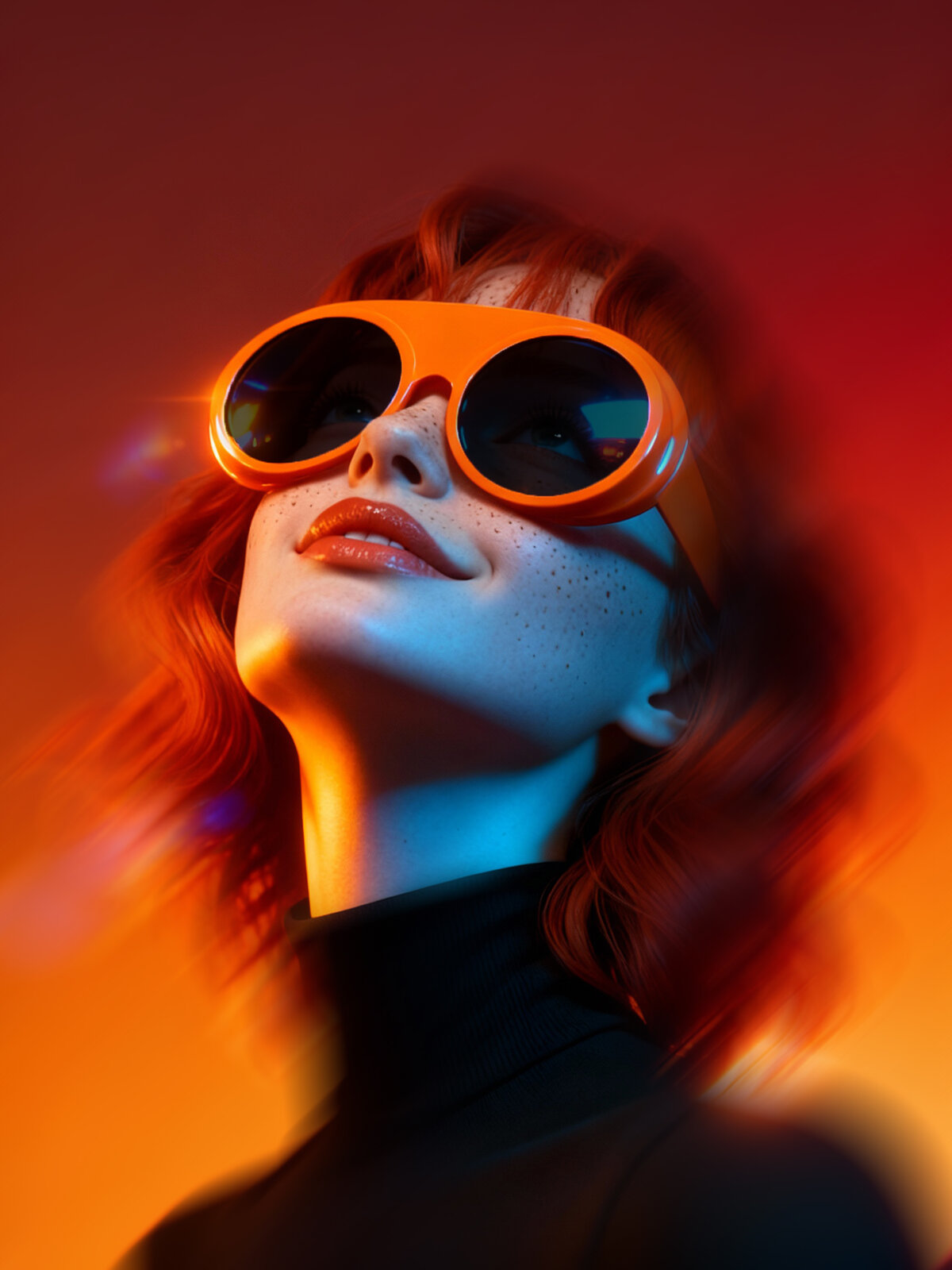 Sunglasses portrait